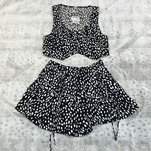 Free people NWOT bennet short set